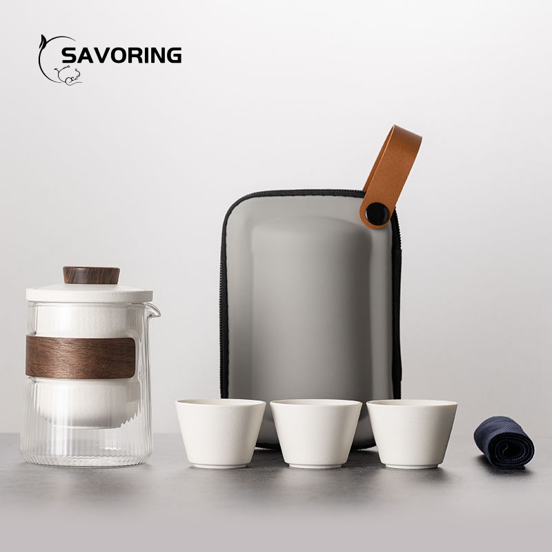 Korean Tea Set - Simple Chinese Ceramic Tea Set 1