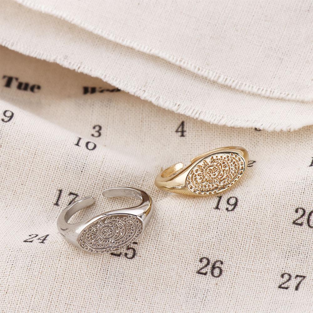 Minimalist Sun Moon Pattern Ri - Korean Daily Lifestyle reseña y precio