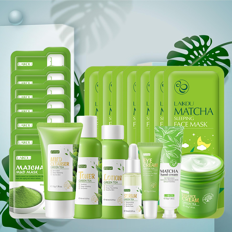 Green Tea Skin Care Kit Korean - Korean Tea Set reseña y precio