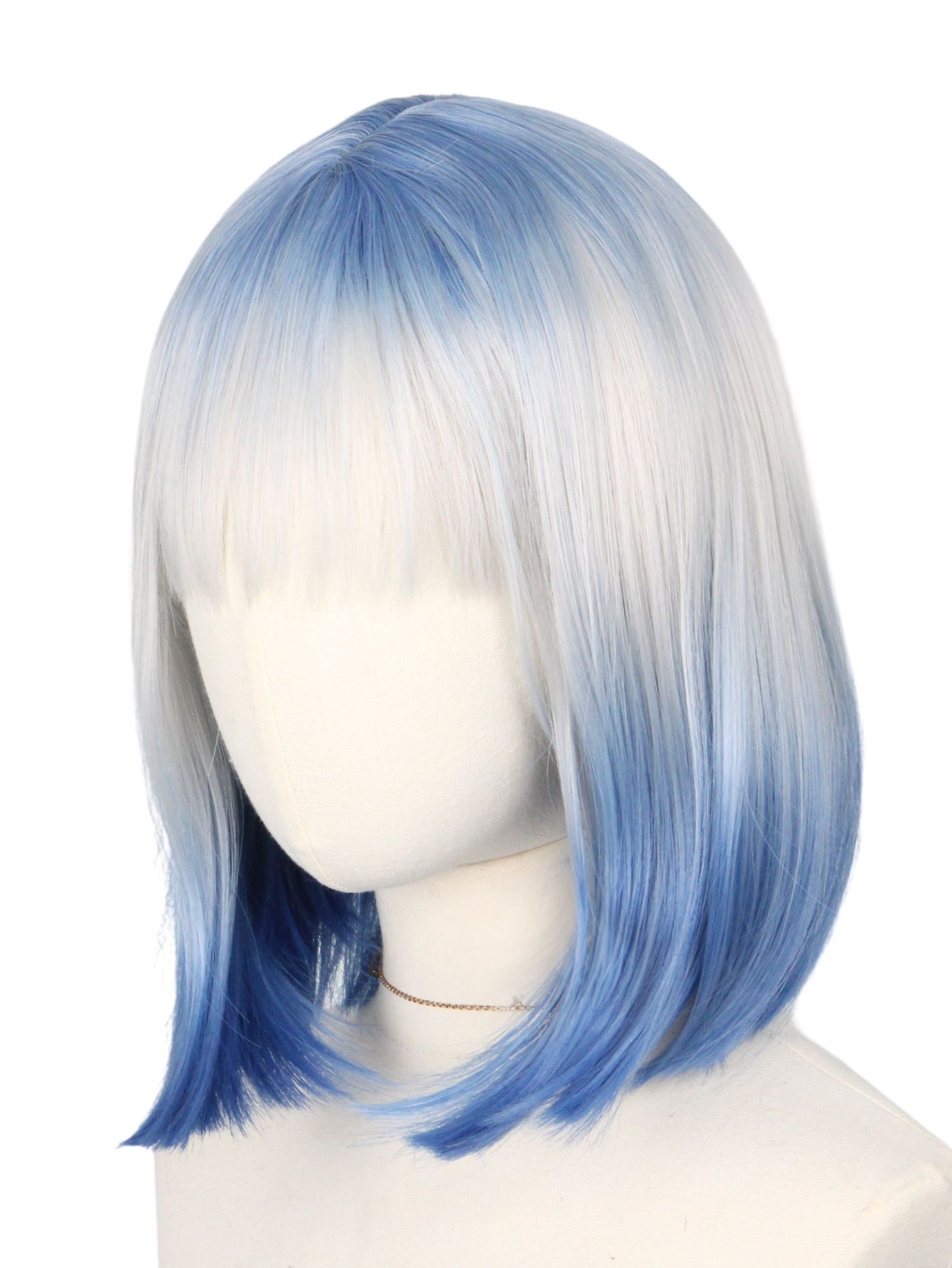 Blue and White Gradient Short  - Korean Daily Lifestyle reseña y precio