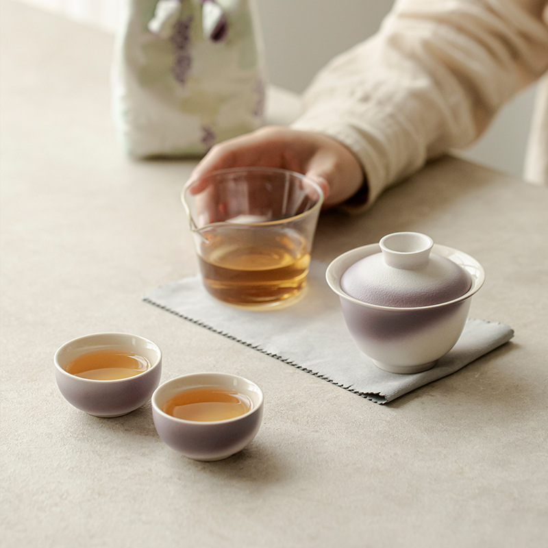 Ceramic travel tea set, one po - Korean Tea Set reseña y precio