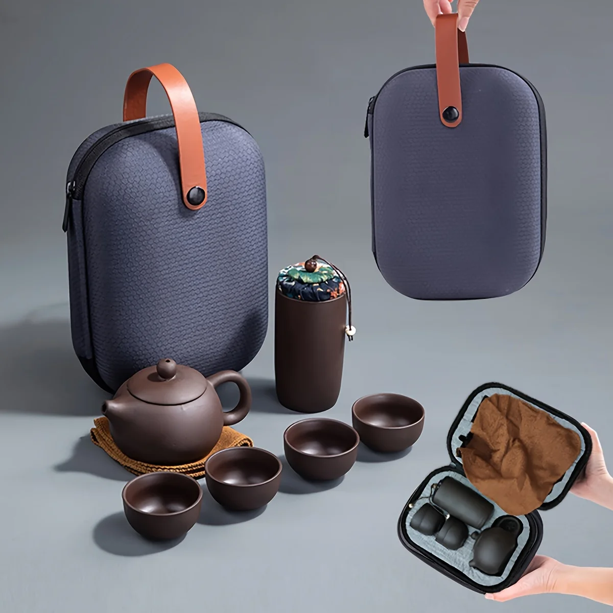 1 Set Travel Tea Set Portable  - Korean Tea Set reseña y precio