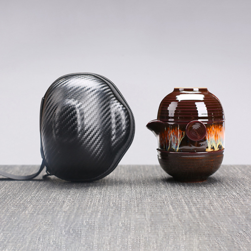 Portable ceramic teapot gaiwan - Korean Tea Set reseña y precio