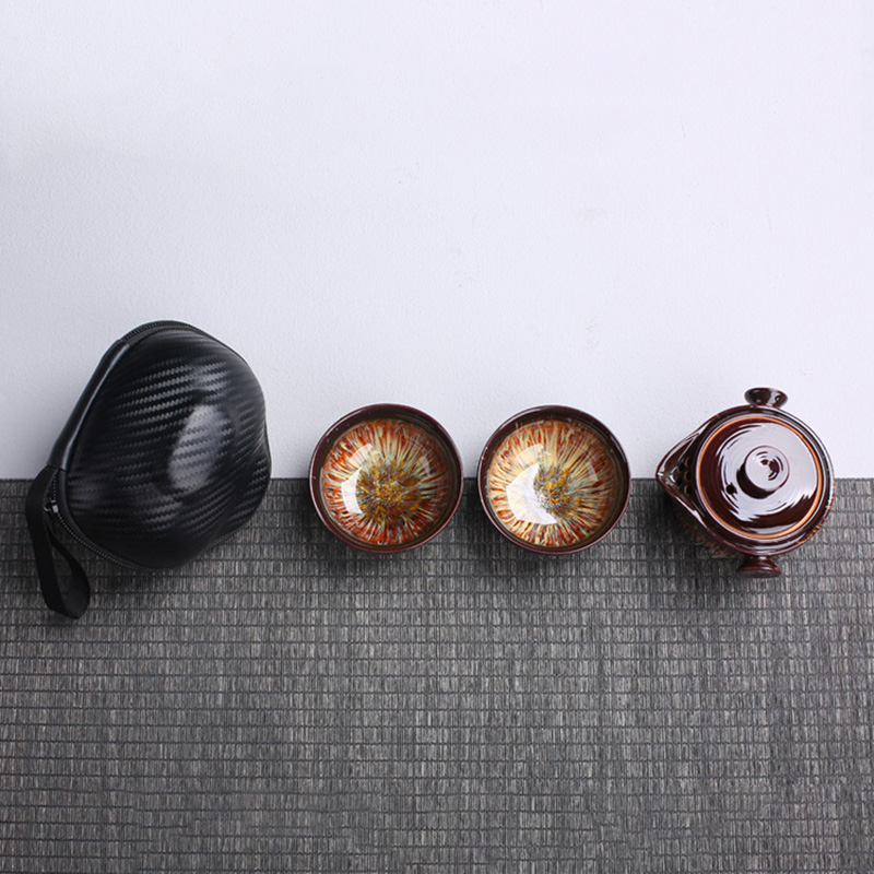Portable ceramic teapot gaiwan - Korean Tea Set reseña y precio