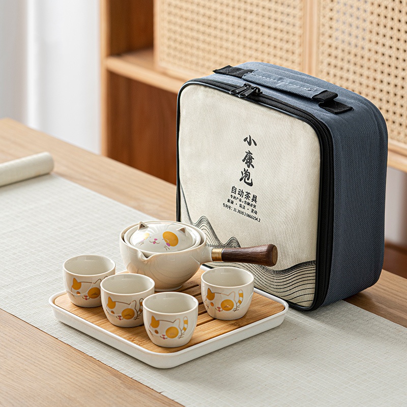 Portable Glass Ceramic Chinese - Korean Tea Set reseña y precio