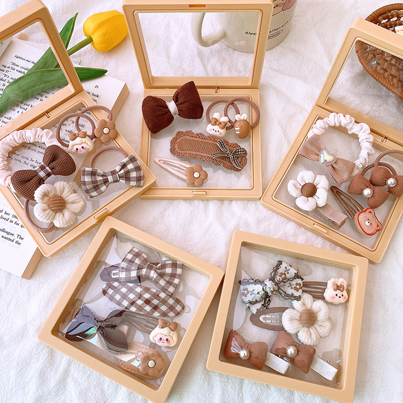 5Pcs Hair Accessory Set Milk T - Korean Tea Set reseña y precio