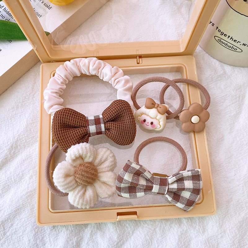 5Pcs Hair Accessory Set Milk T - Korean Tea Set reseña y precio