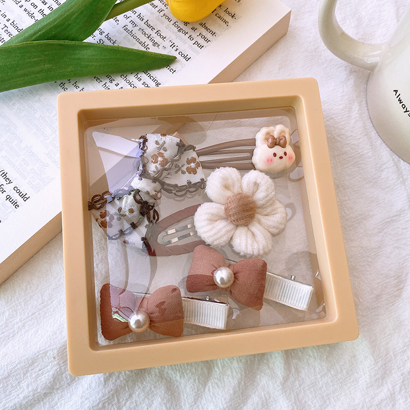 5Pcs Hair Accessory Set Milk T - Korean Tea Set reseña y precio