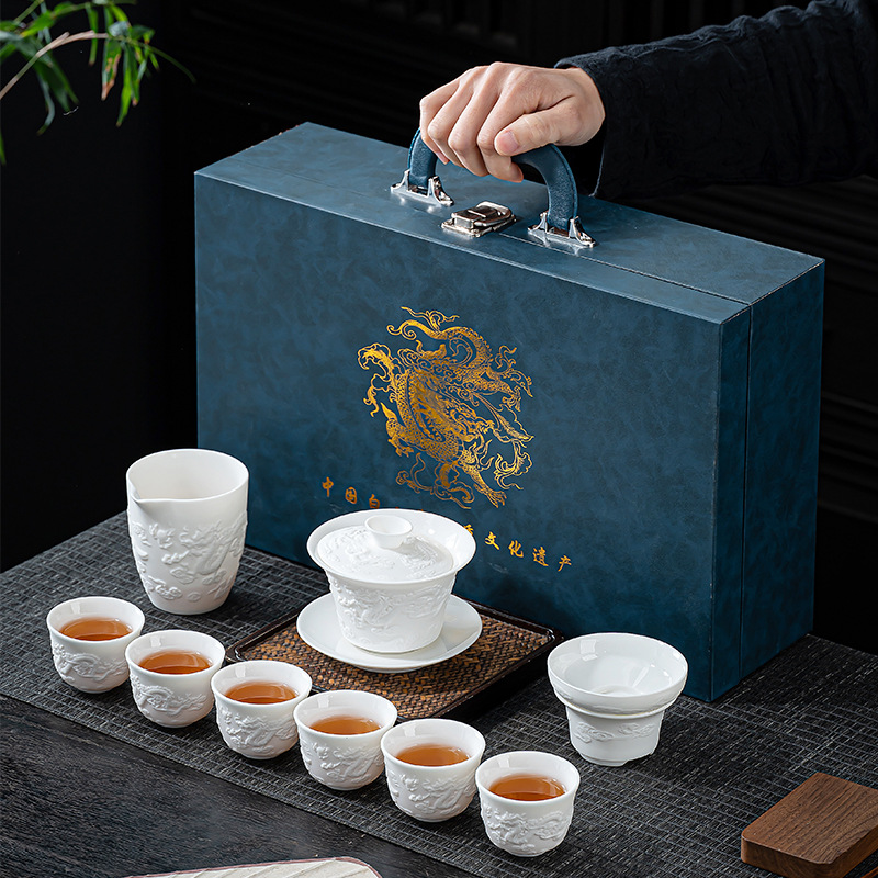 Dehua White Porcelain Lambswoo - Korean Tea Set reseña y precio
