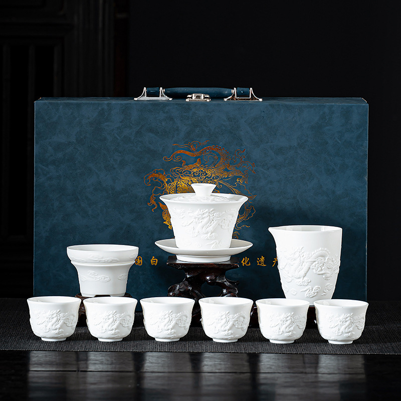 Dehua White Porcelain Lambswoo - Korean Tea Set reseña y precio
