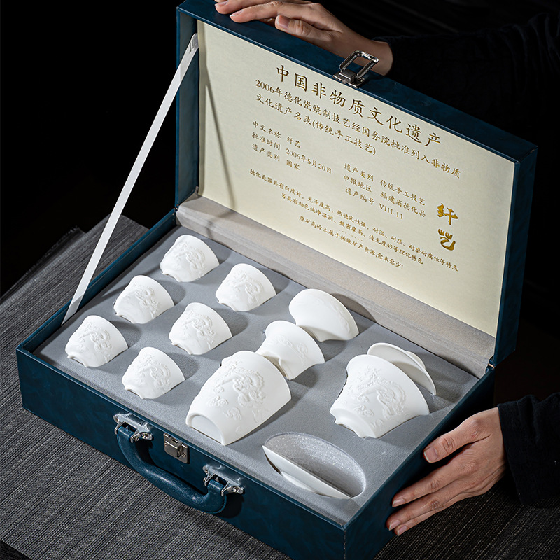 Dehua White Porcelain Lambswoo - Korean Tea Set reseña y precio