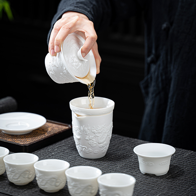 Dehua White Porcelain Lambswoo - Korean Tea Set reseña y precio