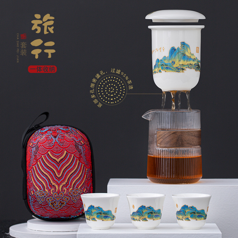Travel Kungfu Tea Set Teapot T - Korean Tea Set reseña y precio