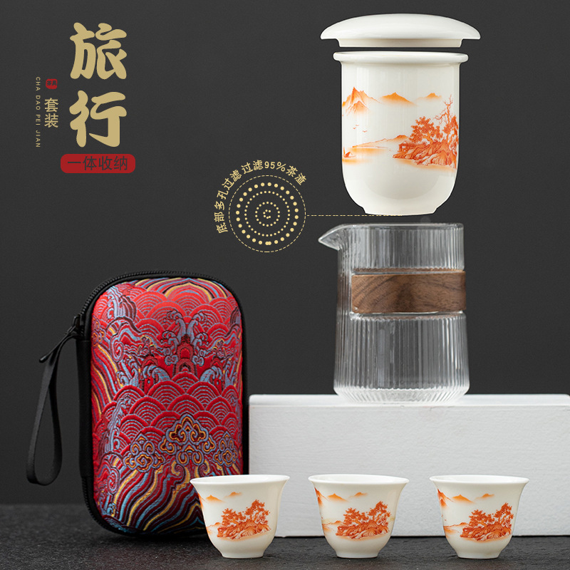 Travel Kungfu Tea Set Teapot T - Korean Tea Set reseña y precio