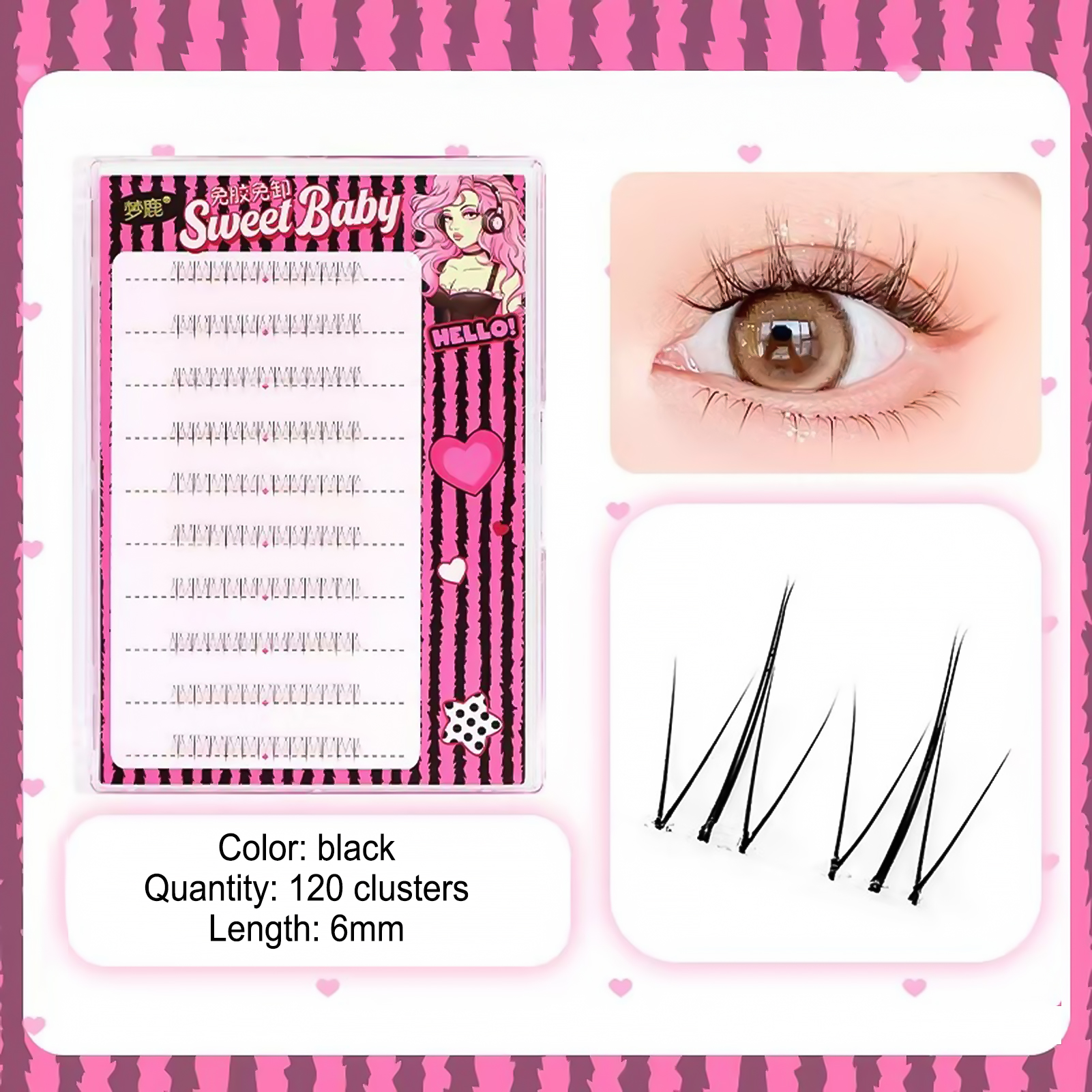 Women DIY Curling Eyelash Clus - Korean Daily Lifestyle reseña y precio