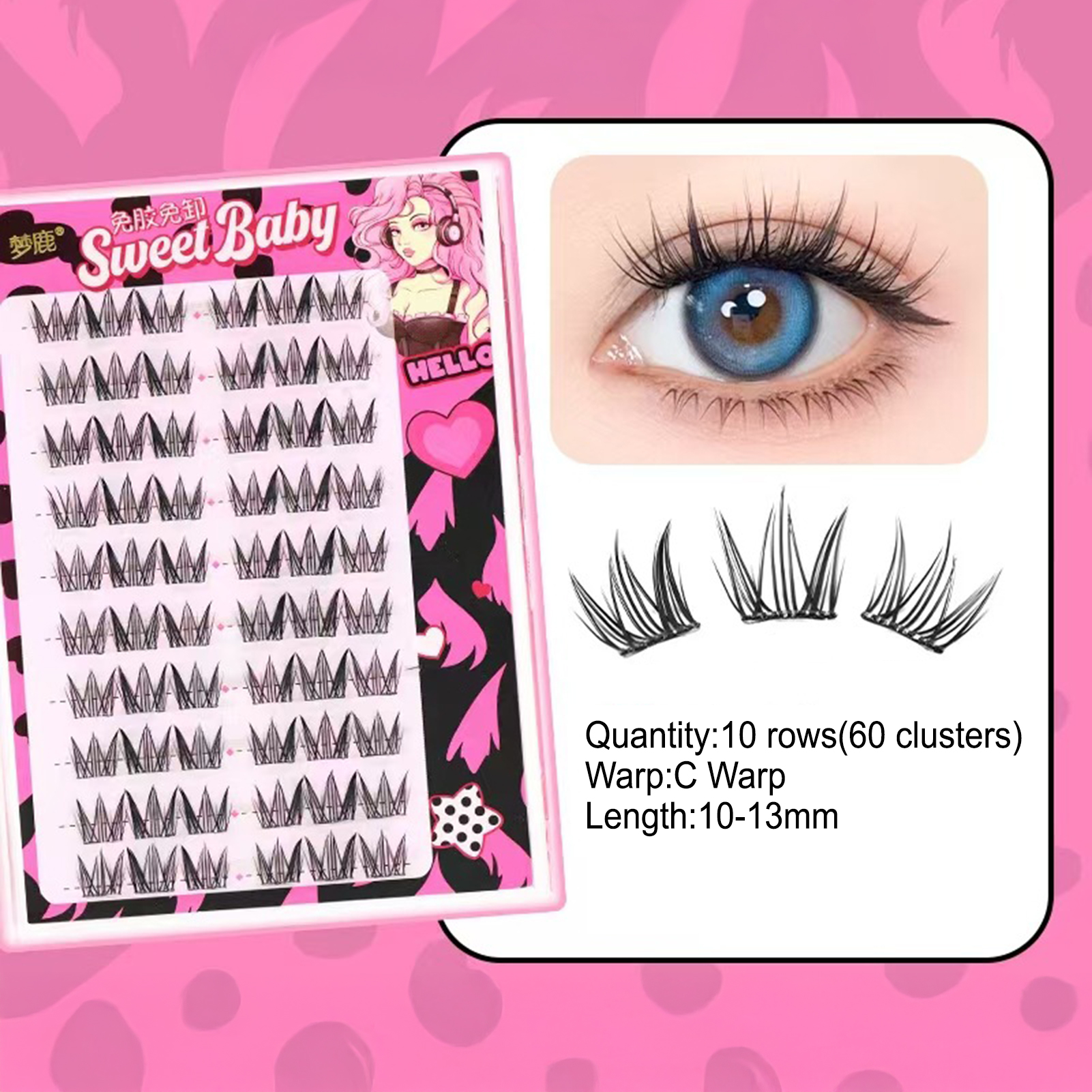 Women DIY Curling Eyelash Clus - Korean Daily Lifestyle reseña y precio