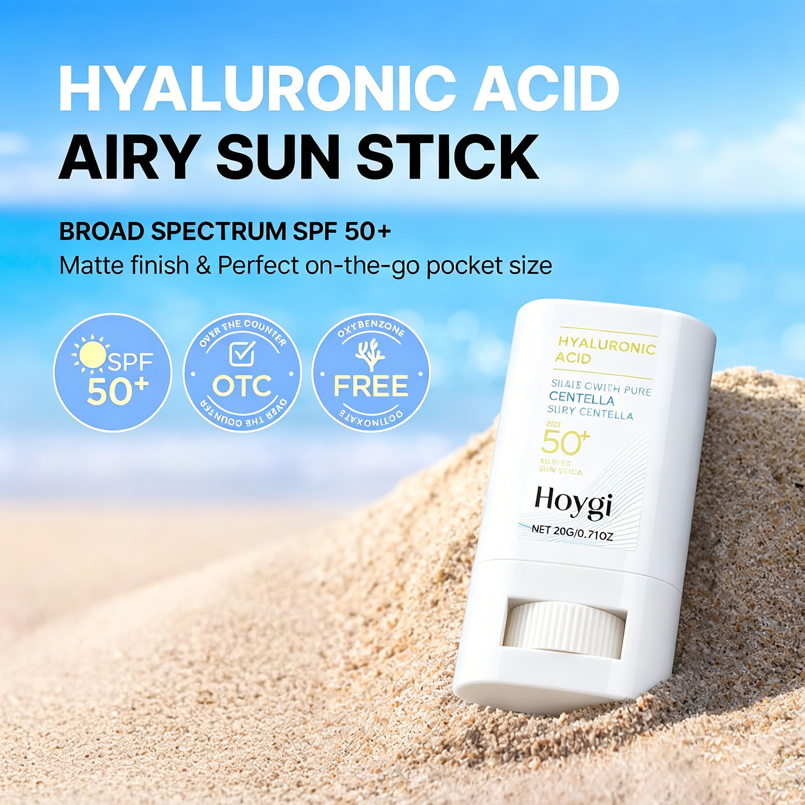 Hyaluronic Acid Watery Sun Sti - Sunstick Korean Spf reseña y precio