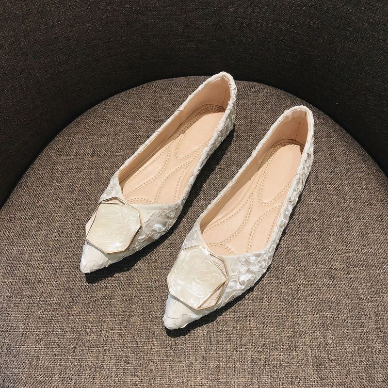 Women's Shoes Flat Pointed Toe - Korean Daily Lifestyle reseña y precio