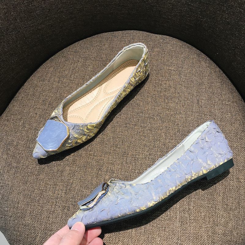 Women's Shoes Flat Pointed Toe - Korean Daily Lifestyle reseña y precio