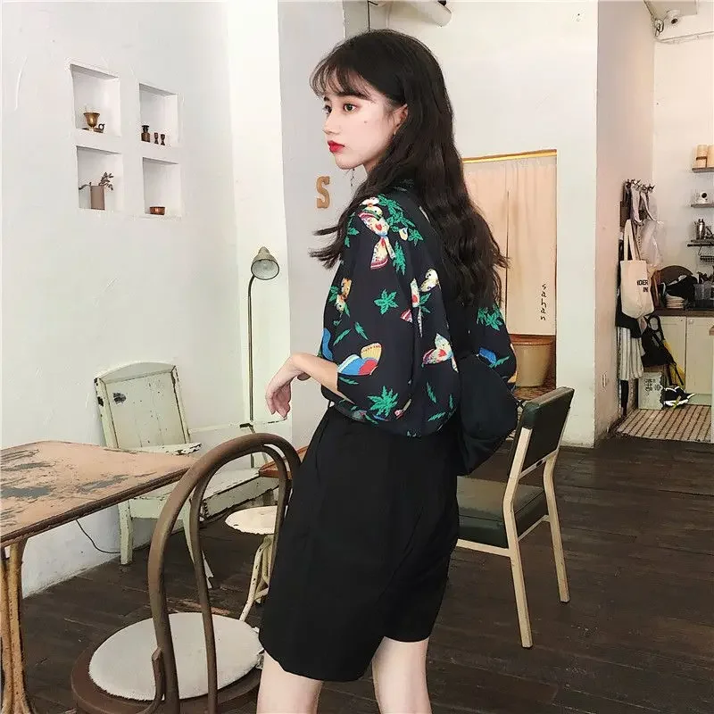 Shirts Women Corduroy Patch Po - Korean Daily Lifestyle reseña y precio