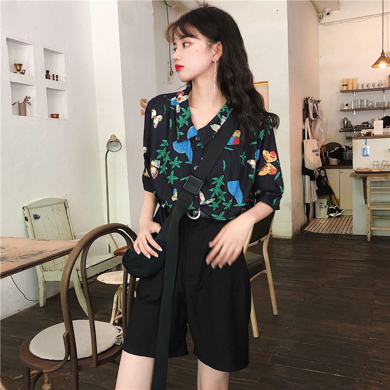Shirts Women Corduroy Patch Po - Korean Daily Lifestyle reseña y precio