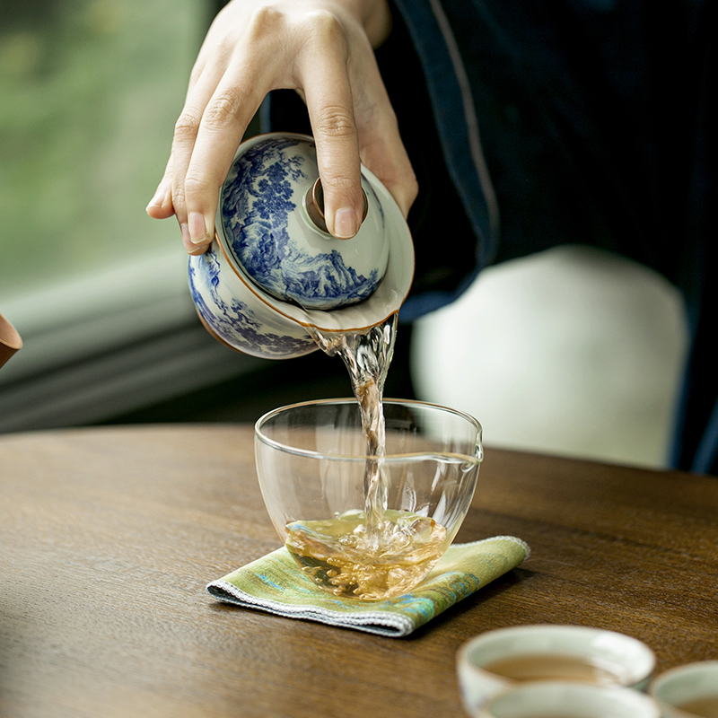 Chinese Retro Blue and White P - Korean Tea Set reseña y precio